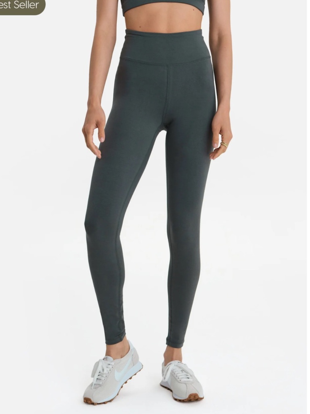 MATE the Label Organic Full Length Deep Forest High-Rise Leggings